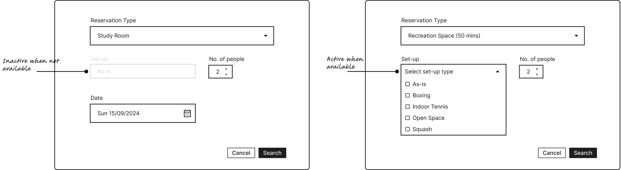 RIT booking portal redesign